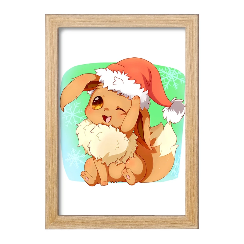 تابلو خندالو مدل ایو انیمه پوکمون  کد 17351