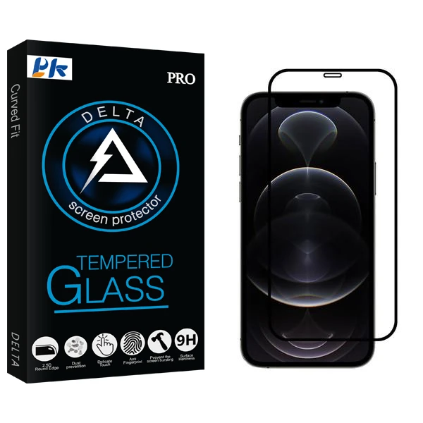 محافظ صفحه نمایش پی کی مدل Delta مناسب برای گوشی موبایل اپل iPhone 12 Pro Max