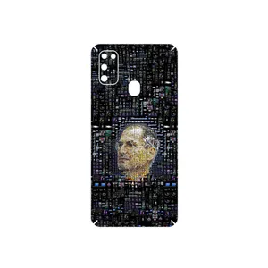 MAHOOT Collage of Steve Jobs 2 Cover Sticker for Samsung Galaxy M21