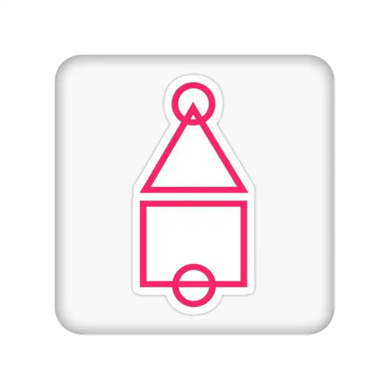 آینه جیبی مدل Squid Game کد 2185