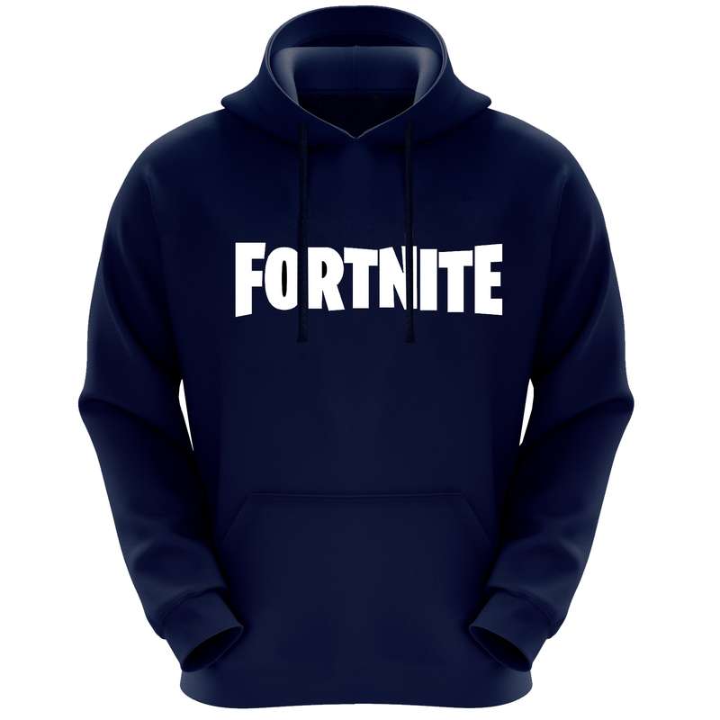 هودی دخترانه مدل W21 FORTNITE رنگ سرمه ای