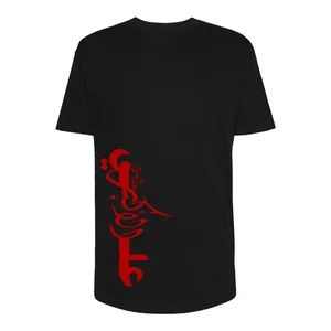 تی شرت لانگ آستین کوتاه زنانه مدل علی اکبر کد P025 رنگ مشکی