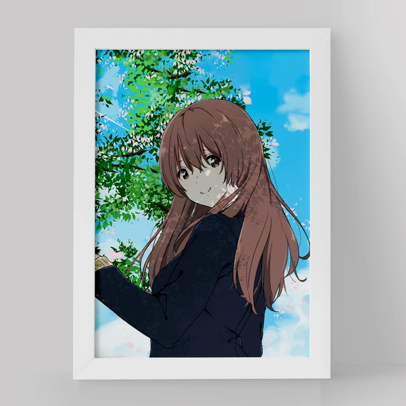 تابلو خندالو مدل شوکو نیشیمیا انیمه سایلنت ویس کد 15819