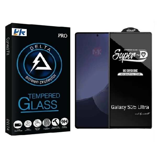 محافظ صفحه نمایش پی کی مدل Super D مناسب برای گوشی موبایل سامسونگ Galaxy S25 Ultra