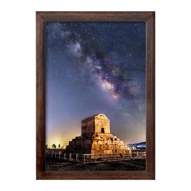 تابلو خندالو طرح مقبره کوروش کد F6341