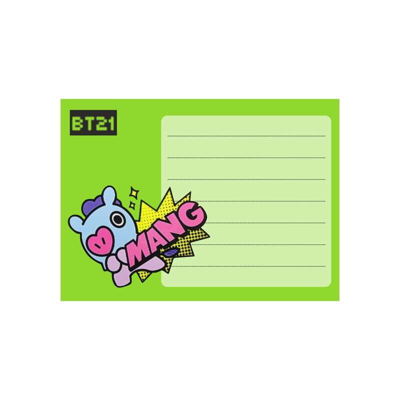 کاغذ یادداشت مدل بی تی اس  BT21 کد 08