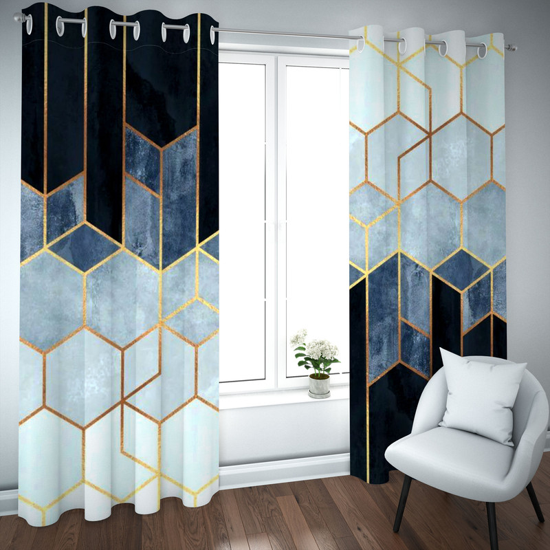 پرده مدل چاپی هازان سایز 300×150 سانتی متر 