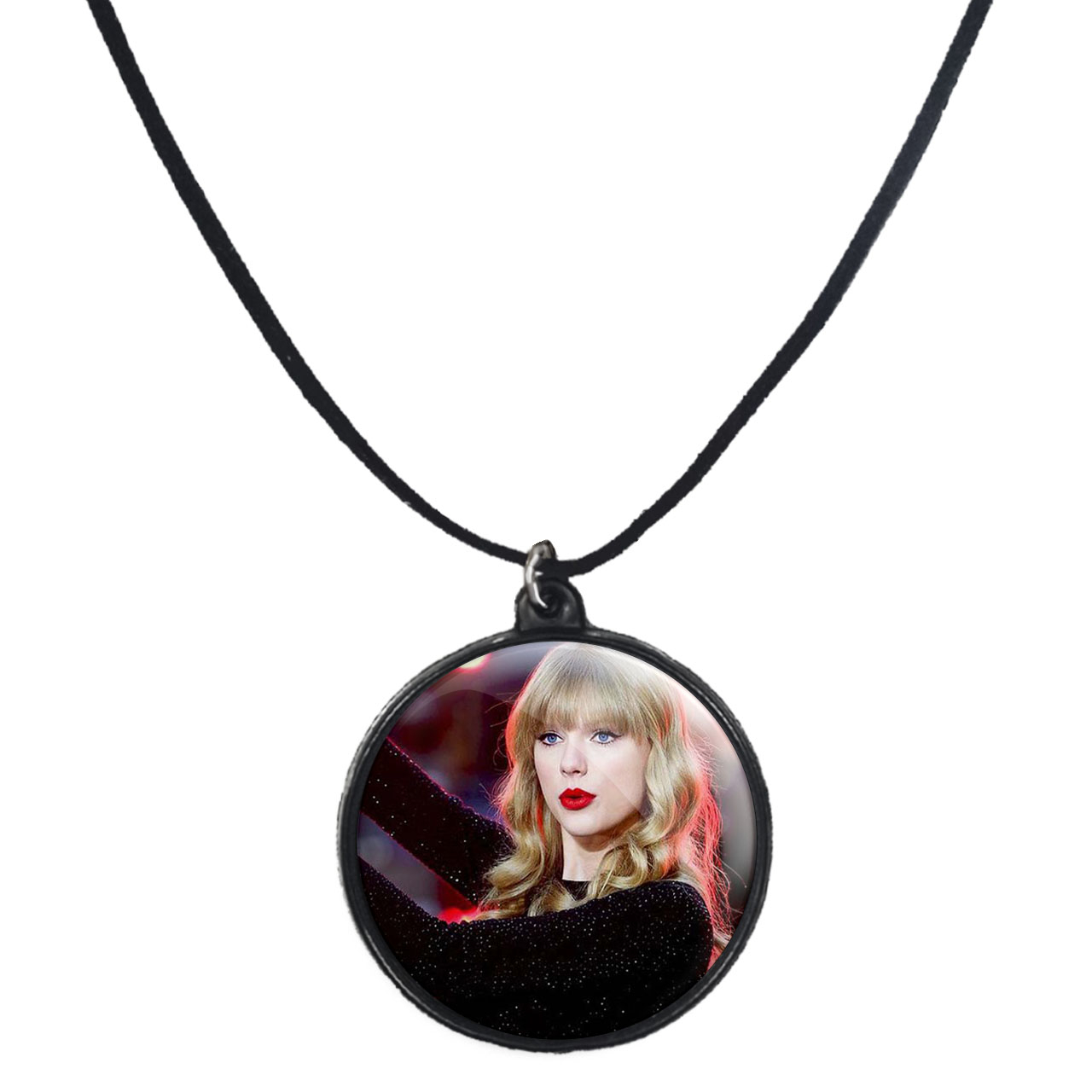 گردنبند پرمانه طرح تیلور سویفت کد pmb.2873 مدل دو طرفه