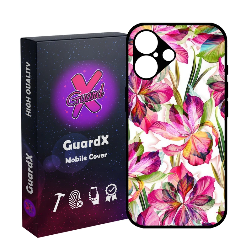 کاور گارد ایکس طرح گل مدل 10677 مناسب برای گوشی موبایل اپل iPhone 16