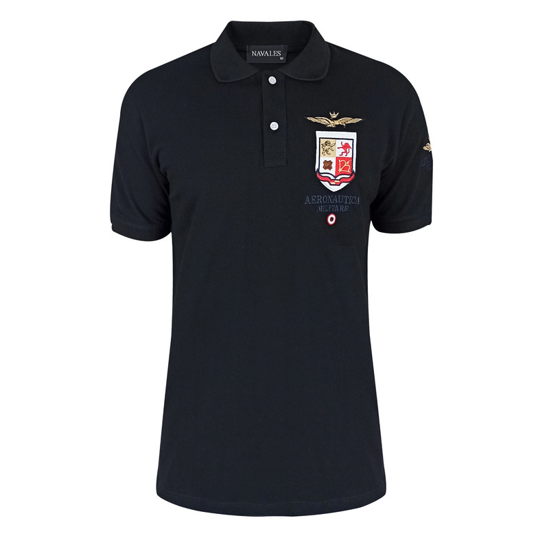 پولوشرت آستین کوتاه مردانه ناوالس مدل 1024 TOURS-BLK