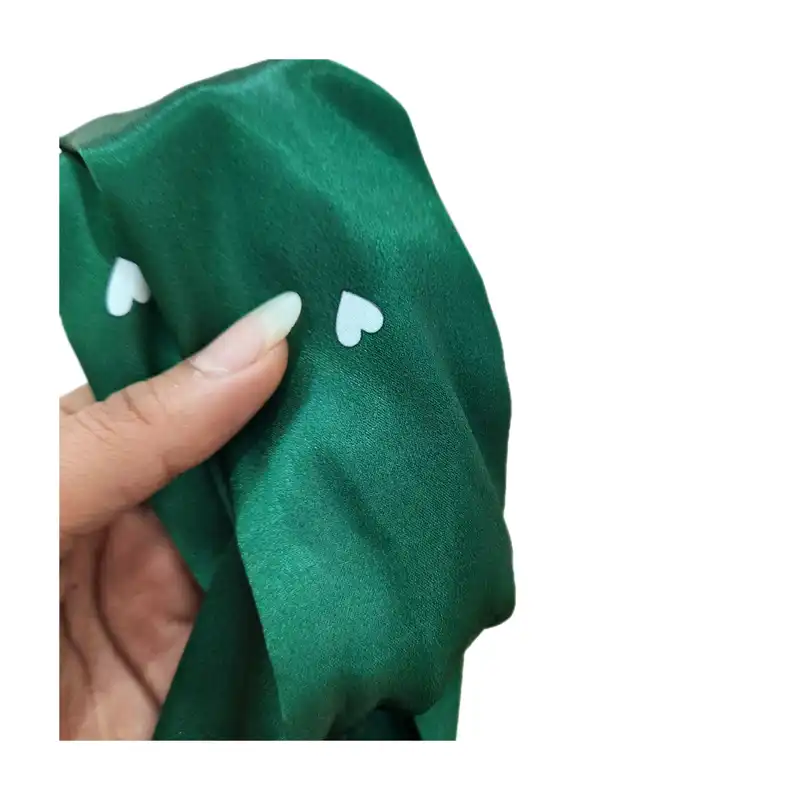 هدبند زنانه مدل گره ای ساتن ابریشم طرح قلبی