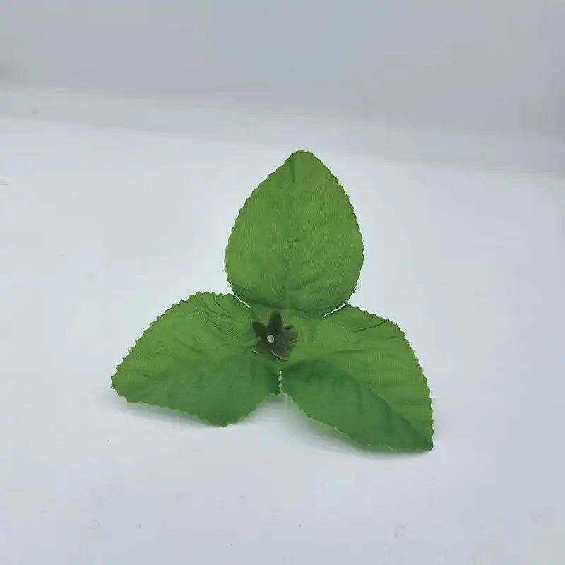 گل مصنوعی مدل برگ رز بسته ده عددی