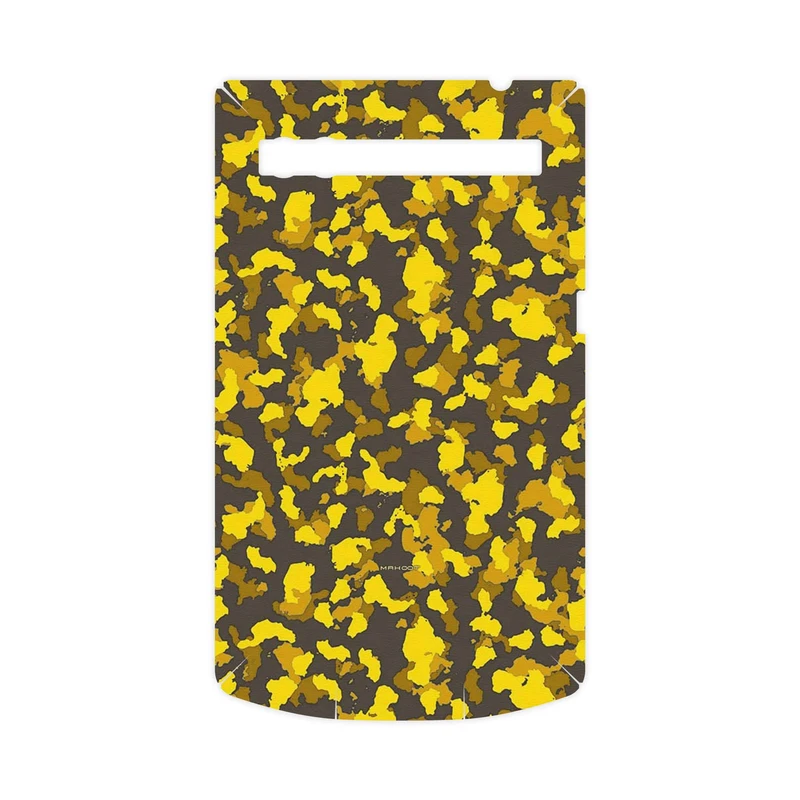 برچسب پوششی ماهوت مدل Yellow Infantry Army-FullSkin مناسب برای گوشی موبایل بلک بری P9983