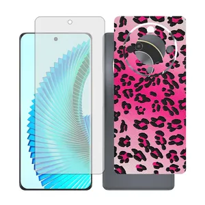 Glass together model transparent screen protector suitable for Honor X9b mobile phone with back cover sticker