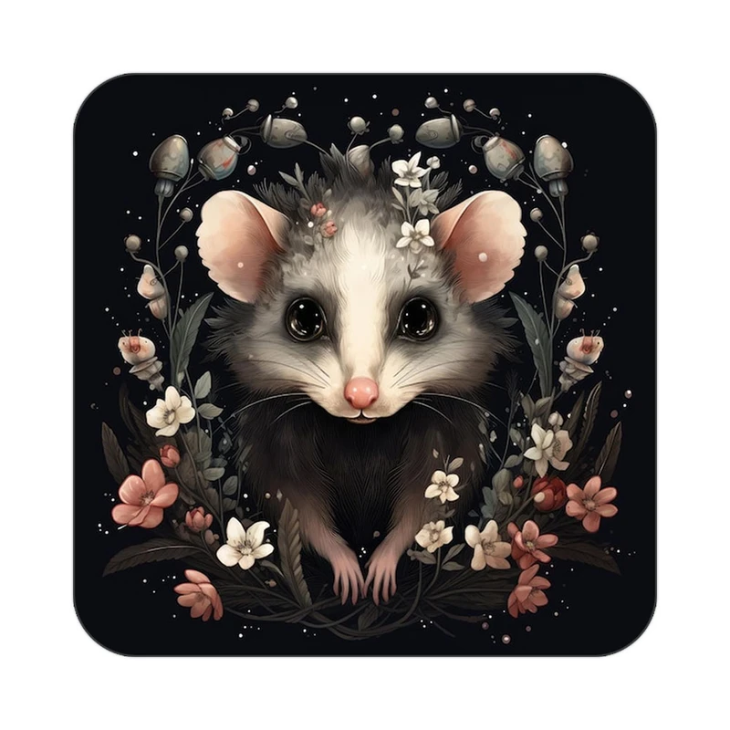 زیر لیوانی کاکتی طرح گل مدل mp18511