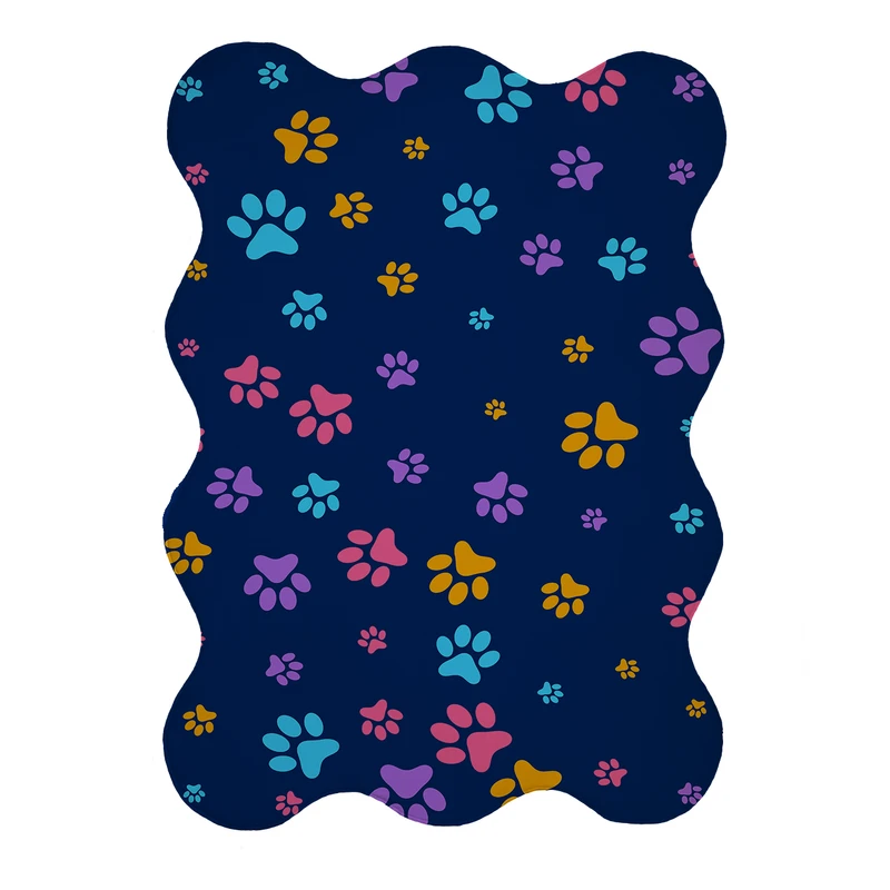 پادری مدل دالبر طرح قلب کد 8450 سایز 80x110 سانتی متر 