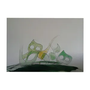 تابلو نقاشیخط طرح گندم زار کد001
