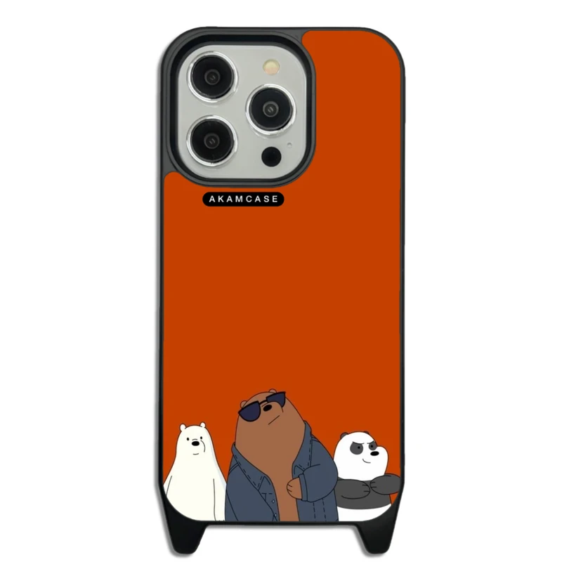 کاور آکام مدل AMCWLA15PRO-BARE BEAR1 مناسب برای گوشی موبایل اپل iPhone 15 Pro