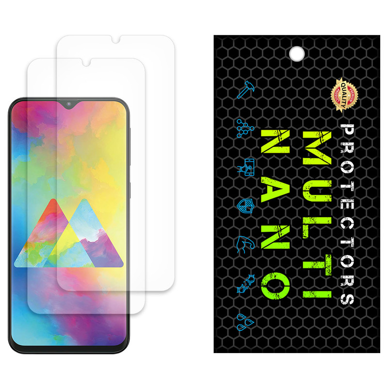 محافظ صفحه نمایش مات مولتی نانو مدل X-S2M مناسب برای گوشی موبایل سامسونگ Galaxy M20 بسته دو عددی