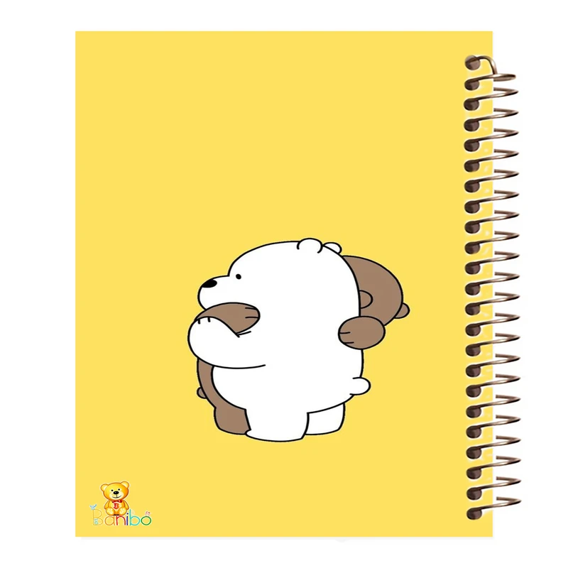 دفتر نقاشی 50 برگ بانیبو مدل خرس  کد 597