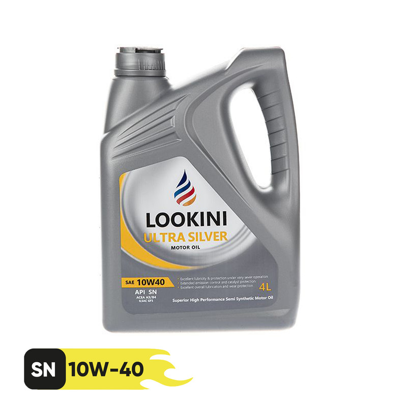 روغن موتور خودرو لوکینی مدل Ultra Silver-10W40 حجم 4 لیتر