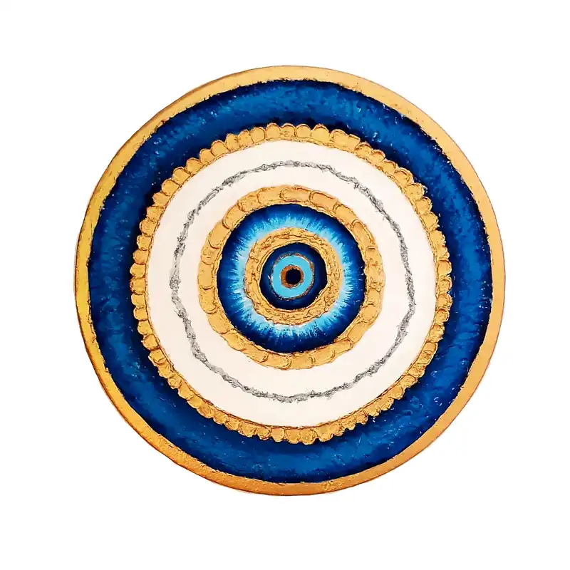 تابلو برجسته مدل چشم نظر گرد