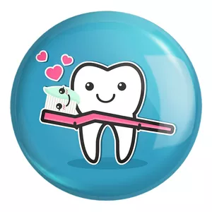 پیکسل خندالو طرح دندان و دندانپزشکی کودکانه کد 27747 مدل بزرگ
