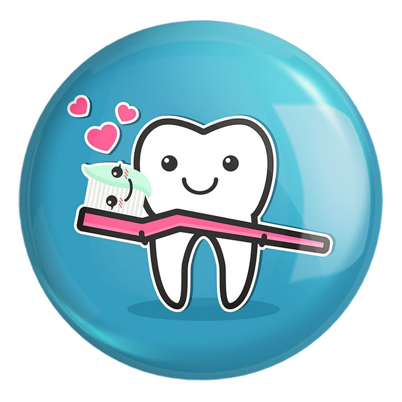 پیکسل خندالو طرح دندان و دندانپزشکی کودکانه کد 27747 مدل بزرگ