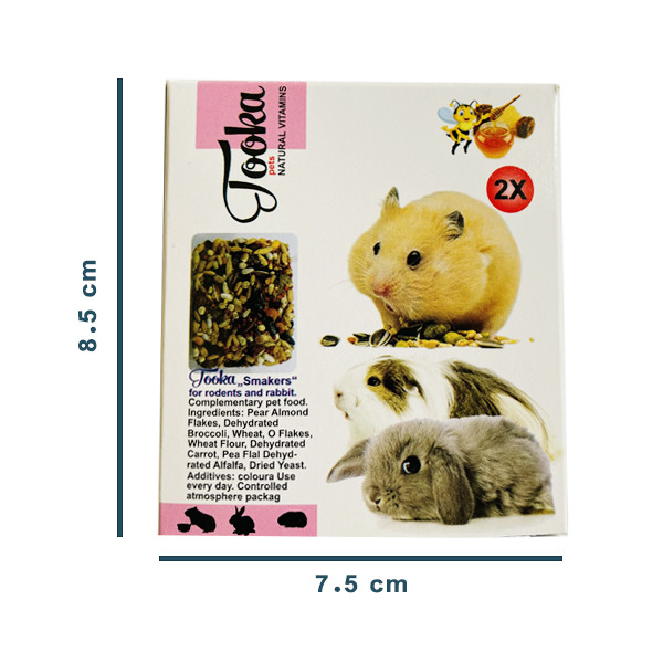 مکمل غذای جوندگان توکا مدل NV-800 وزن 100 گرم