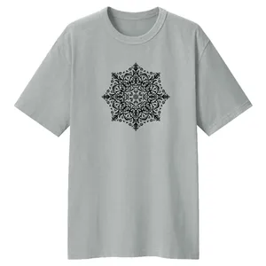 تی شرت لانگ آستین کوتاه زنانه مدل سنتی کد LL130 رنگ طوسی