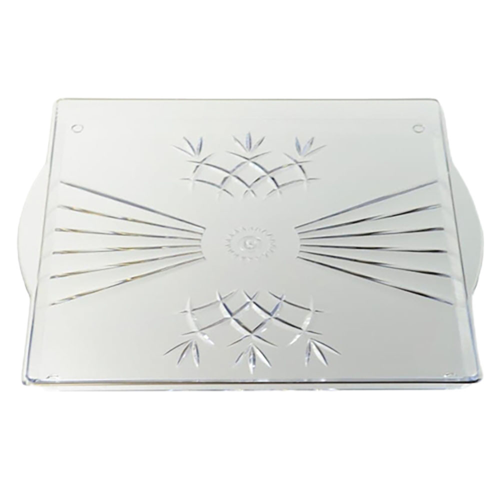 سینی یکبار مصرف مدل کریستالی مربع کد HPT25x25