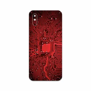 MAHOOT Red Printed Circuit Board Cover Sticker for Xiaomi Redmi 9A