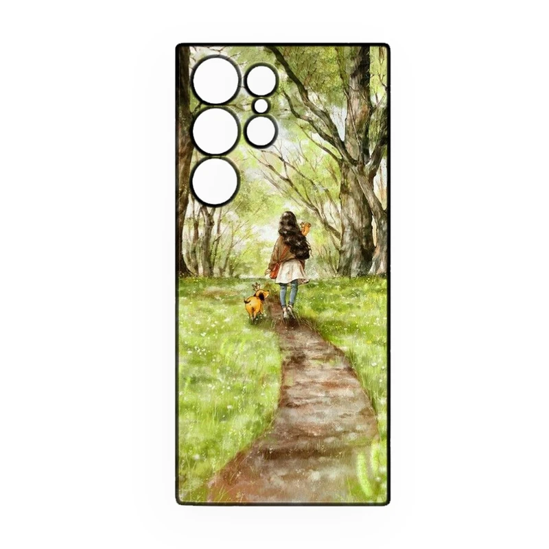 کاور طرح دخترانه کد 242 مناسب برای گوشی موبایل سامسونگ Galaxy S24 Ultra