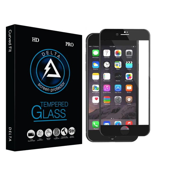محافظ صفحه نمایش سرامیکی دلتا مدل Fit مناسب برای گوشی موبایل اپل Iphone 6 / 6s plus