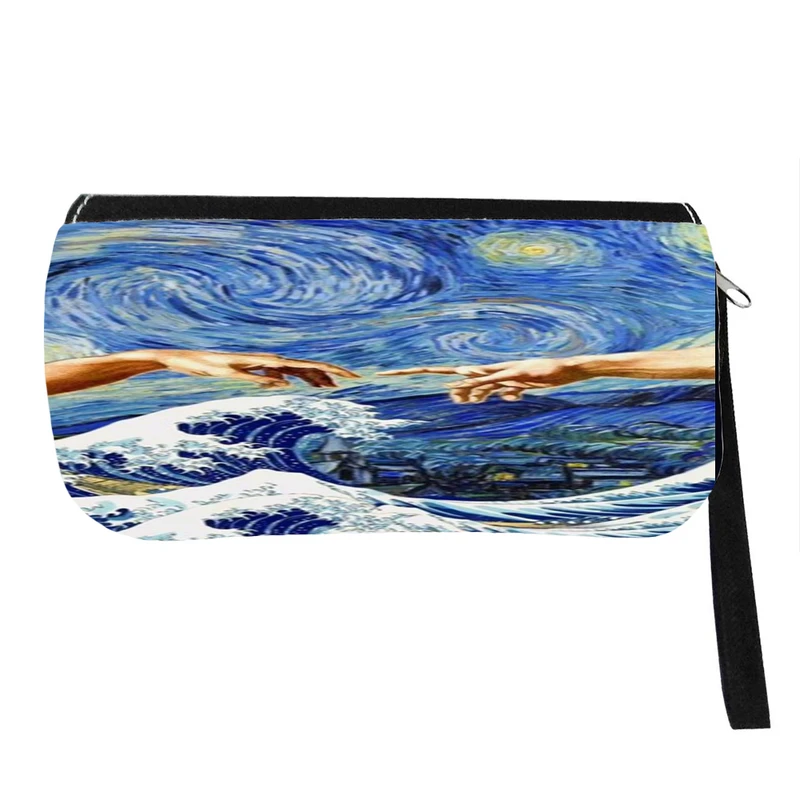 جامدادی مدل فانتزی طرح شب طوفانی پرستاره کد 0174