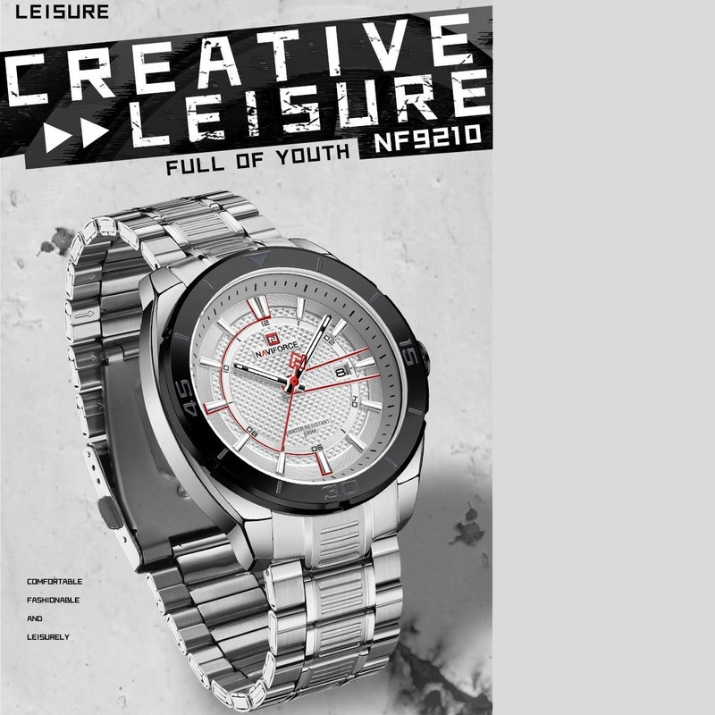 ساعت مچی عقربه‌ای مردانه نیوی فورس مدل nf9210