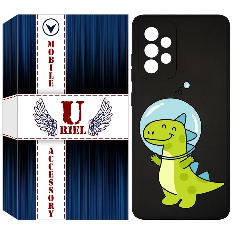 کاور یوریل مدل قاب KSH کد 62 طرح دایناسور فضانورد مناسب برای گوشی موبایل سامسونگ Galaxy A33 5G
