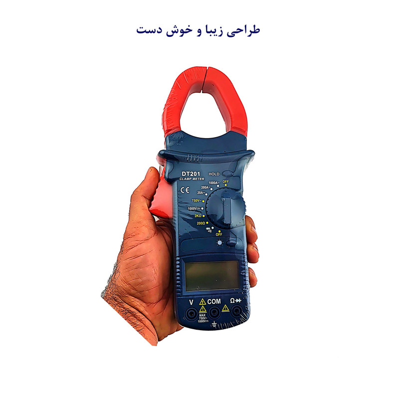 مولتی متر کلمپی دیجیتال مدل DT_201