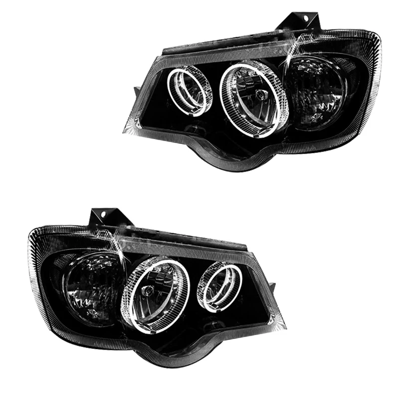 چراغ جلو خودرو گروه پژوهش صنعت مدرن مدل 3D-B-W مناسب برای پراید 111 و 132 بسته دو عددی