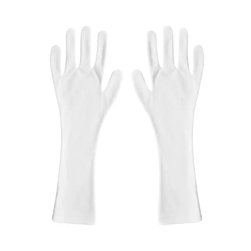 دستکش زنانه مهسا مدل نخی کد 174 رنگ سفید بسته 2 عددی