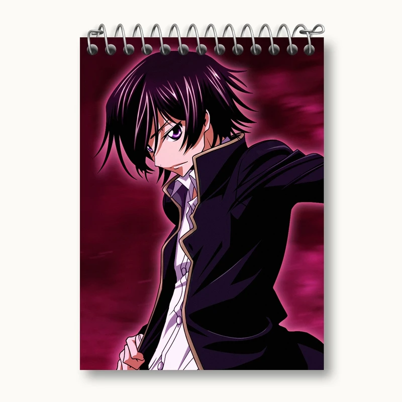 دفتر یادداشت 50 برگ خندالو مدل لولوش وی بریتانیا انیمه کد گیاس Code Geass کد 13078