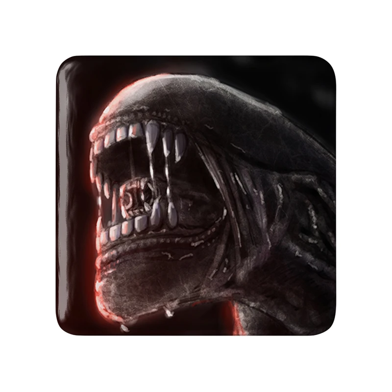 مگنت خندالو طرح بازی بیگانه (Alien) مدل مربعی کد 32778