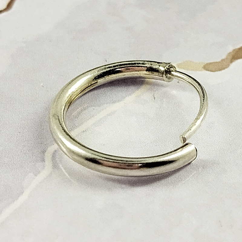 گوشواره نقره زنانه سلین کالا مدل حلقه کد 07