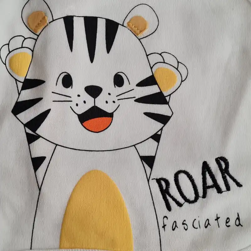 ست 4 تکه لباس نوزادی ایماج طرح ببری