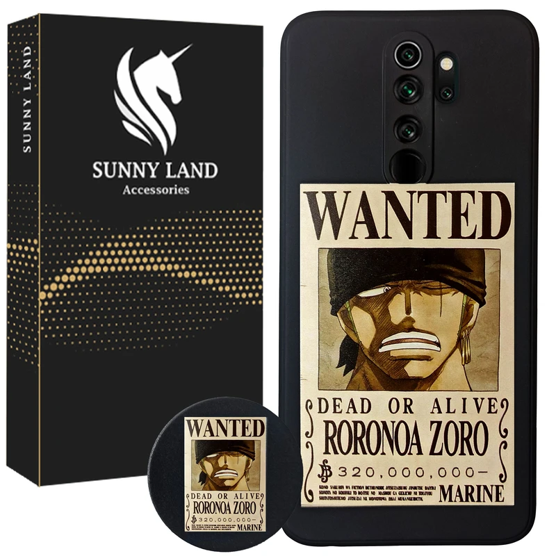 کاور سانی لند طرح Zoro مناسب برای گوشی موبایل شیائومی Redmi Note 8 Pro به همراه پایه نگه دارنده