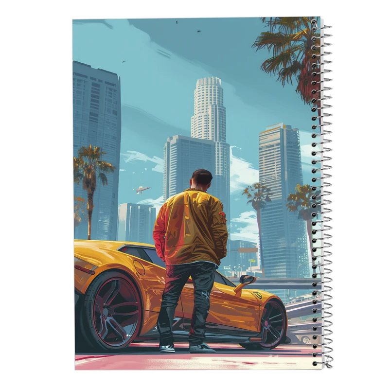 دفتر مشق 100 برگ مدوپد مدل GTA کد DF14317