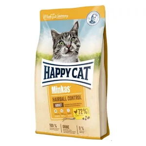 غذای خشک گربه هپی کت مدل hairball control وزن 4 کیلوگرم