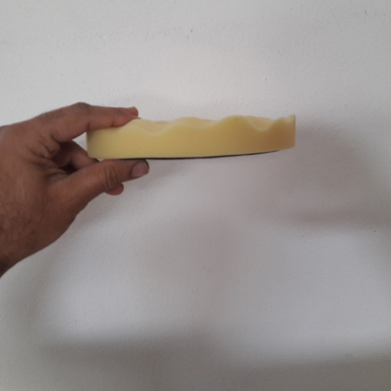 پد اسفنجی پولیش خودرو مدل سینوسی معتدل