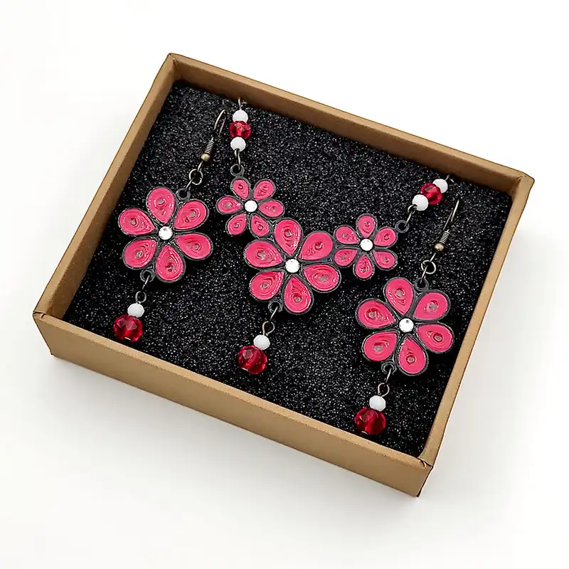 نیم ست زنانه مدل دست ساز طرح گل کد H024