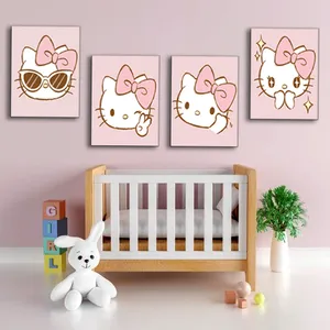 تابلو شاسی کودک مدل هلو کیتی کد BYB16 مجموعه چهار عددی